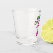 ハッピーバースデーお祝いカラフルピンクケーキ ショットグラス (左)