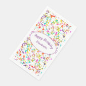 ハッピーバースデーお祝いカラフル紙吹雪トス (コーナー)