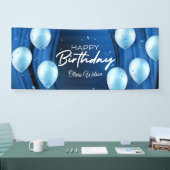 ハッピーバースデーお祝いバナー 横断幕 (トレードショー)