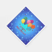 ハッピーバースデーお祝い スタンダードランチョンナプキン (角)