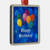 ハッピーバースデーお祝い メタルオーナメント (右)