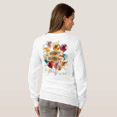 ハッピーバースデーお祝いTシャツ Tシャツ (裏面フル)