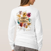 ハッピーバースデーお祝いTシャツ Tシャツ (裏面)