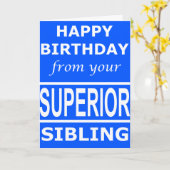 ハッピーバースデーからの上位機種兄弟姉妹カード カード (黄色い花)