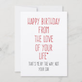 ハッピーバースデーからの愛のライフカーのファンイ (正面)