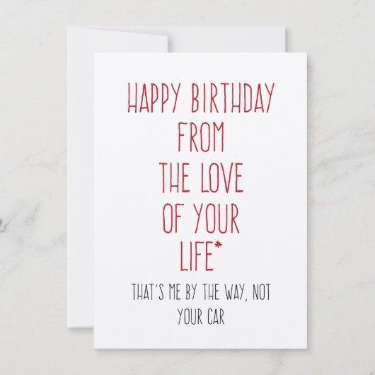 ハッピーバースデーからの愛のライフカーのファンイ (正面)