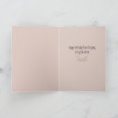 「ハッピーバースデーからの集団おもしろい」 カード (内部)