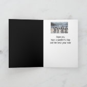 ハッピーバースデーからグループホールバンチペンギン カード (内部)