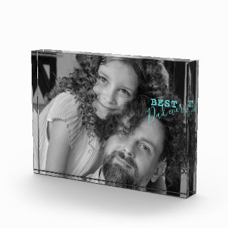 ハッピーバースデーからパパ、フォトコラージギフト フォトブロック