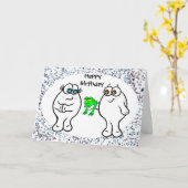 ハッピーバースデーから弟お気に入りのへ カード (黄色い花)