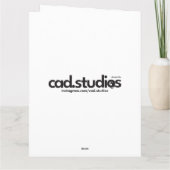 ハッピーバースデーから猫へのパパ カード (裏面)