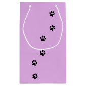 ハッピーバースデーから私のベビー犬 スモールペーパーバッグ (裏面)