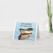 **ハッピーバースデーから素晴らしボス」カード カード (正面)