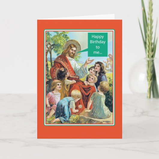 ハッピーバースデーから自分へのカード カード (正面)