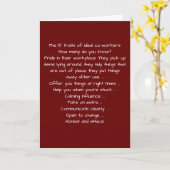 ハッピーバースデーから*理想的な同僚* カード (黄色い花)