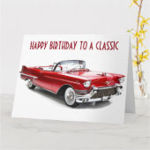 ハッピーバースデーから「Aクラシック」 カード (黄色い花)