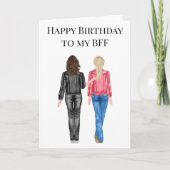 ハッピーバースデーからBFF Water Color Friends シーズンカード (正面)