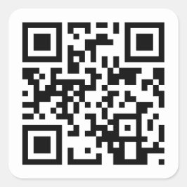 ハッピーバースデーからQRコード スクエアシール