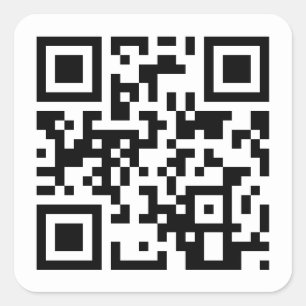 ハッピーバースデーからQRコード スクエアシール