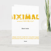 ハッピーバースデーからRoo Greeting Card カード (裏面)