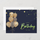 ハッピーバースデーからYouカード ポストカード (正面/裏面)