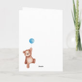 ハッピーバースデーかわいいアニマルカード カード (裏面)