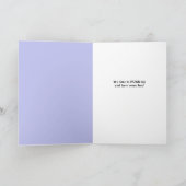 ハッピーバースデーかわいいオレンジタビー猫 シーズンカード (内部)