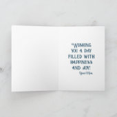 ハッピーバースデーかわいいクマの動物たち カード (内部)