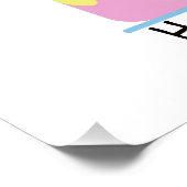 ハッピーバースデーかわいいパーティマウス ポスター (コーナー)