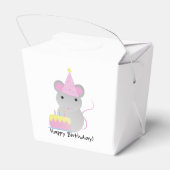 ハッピーバースデーかわいいパーティーマウス フェイバーボックス (裏面サイド)