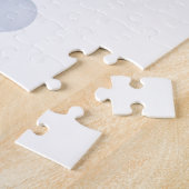 ハッピーバースデーかわいいモダン魔法のフローラユニコーン ジグソーパズル (側面)