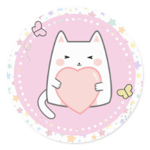 ハッピーバースデーかわいい猫愛ハート