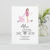 ハッピーバースデーかわいい 招待状 (スタンド正面)