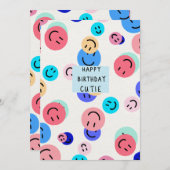 ハッピーバースデーかわいこちゃん シーズンカード (正面/裏面)