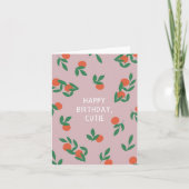 ハッピーバースデーかわいこちゃん!- Clementinesグリーティングカード カード (正面)