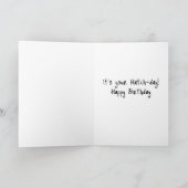 ハッピーバースデーかわいらし鳥孵化卵風船 カード (内部)