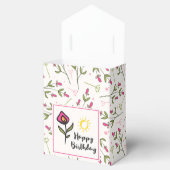 ハッピーバースデーかわいらし – 山花と太陽 フェイバーボックス (オープン)