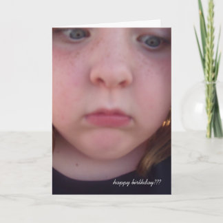 ハッピーバースデーか。か。か。 カード