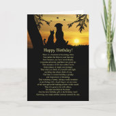 ハッピーバースデーがかわいい犬と猫を増やす カード (正面)