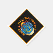 ハッピーバースデーがん〔占星術の〕十二宮図誕生標識ナプキン スタンダードカクテルナプキン (角)