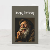 ハッピーバースデーがカードを嫌ファンシーう カード (正面)