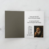 ハッピーバースデーがカードを嫌ファンシーう カード (内部)