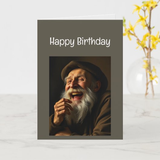 ハッピーバースデーがカードを嫌ファンシーう カード (黄色い花)