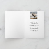 ハッピーバースデーが人を傑出させる カード (内部)