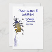 ハッピーバースデーが何か気になる カード (裏面)