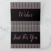 ハッピーバースデーが君に挨拶のカードを頼む カード (内部)