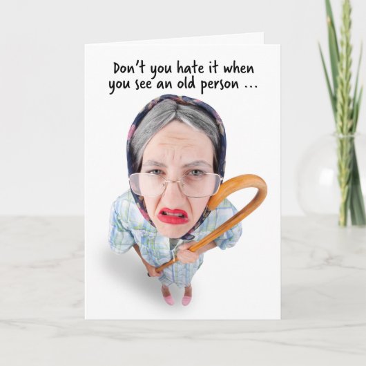 ハッピーバースデーが年を取る シーズンカード (正面)