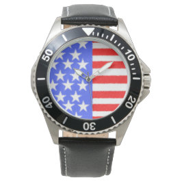 ハッピーバースデーが旗の上に立つ 腕時計