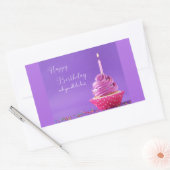 ハッピーバースデーが皆さんにお願いしま最高のす。 長方形シール (封筒)