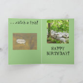 ハッピーバースデーが願い事をする。......魚を捕まえろ! カード (内部)